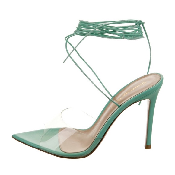 Gianvito Rossi PVC and leather Heels